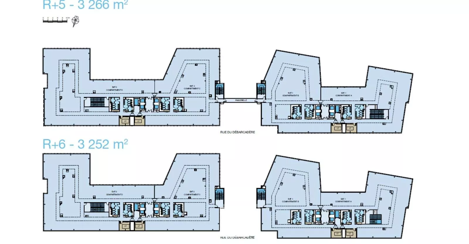 West Plaza à Colombes - Bureaux lumineux - Nombreux services sur site - Terrasses et cadre exceptionnel