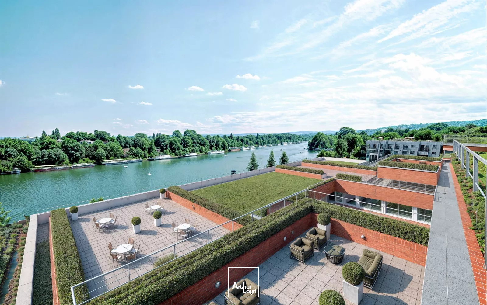 BOMA - SURESNES - VUE SUR SEINE - BUREAUX CONTEMPORAINS