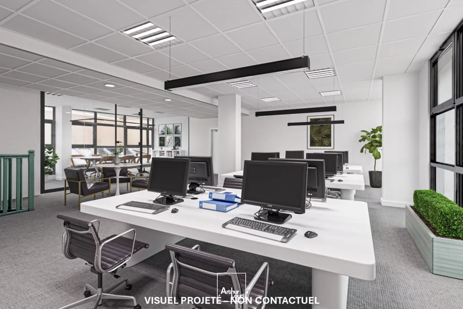 Bureaux en duplex, Porte de Champerret, ERP