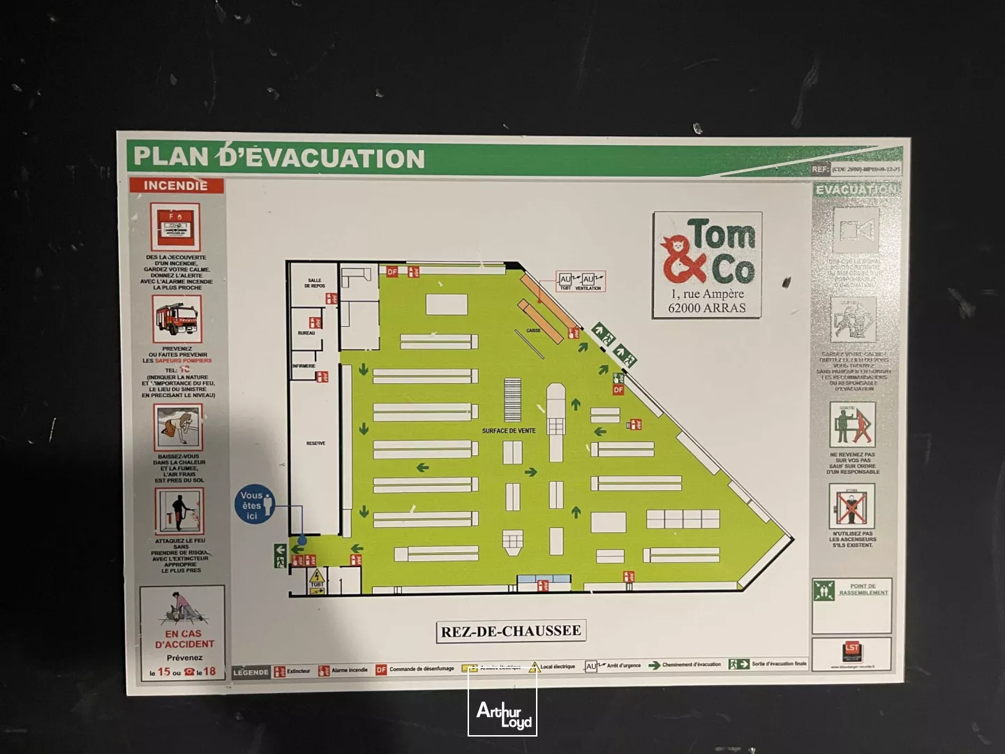 RARE! Zone Auchan ARRAS local de 675m2 à louer