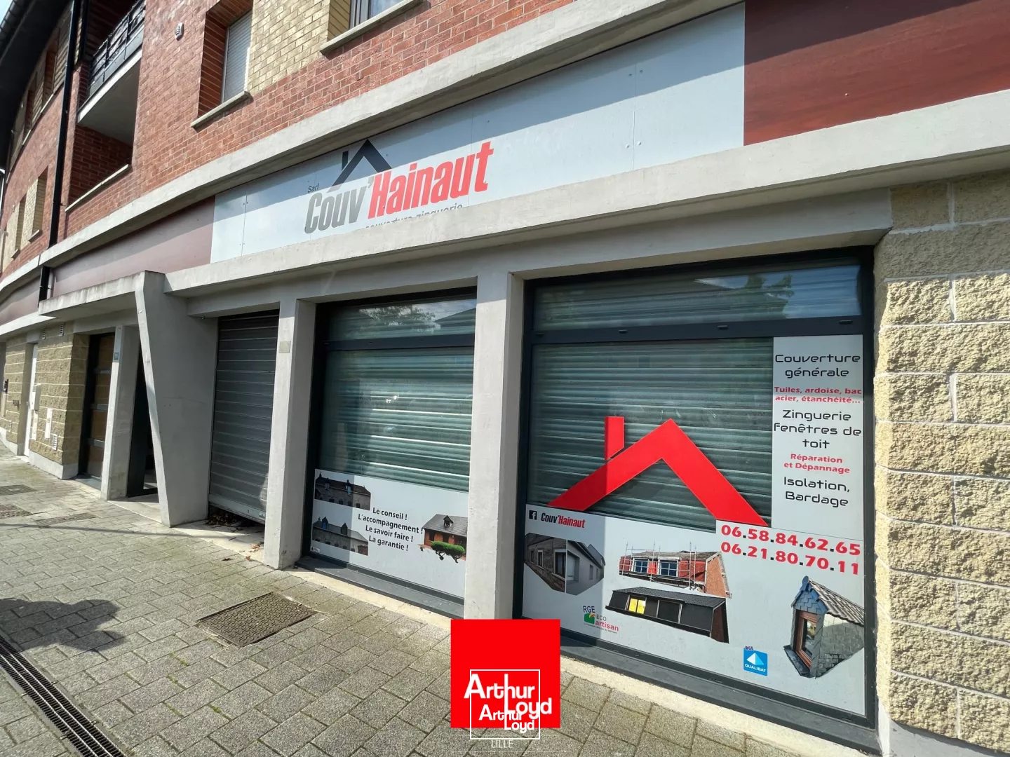 Local commercial d'une surface de 42m2 à louer sur B RUAY SUR L'ESCAUT