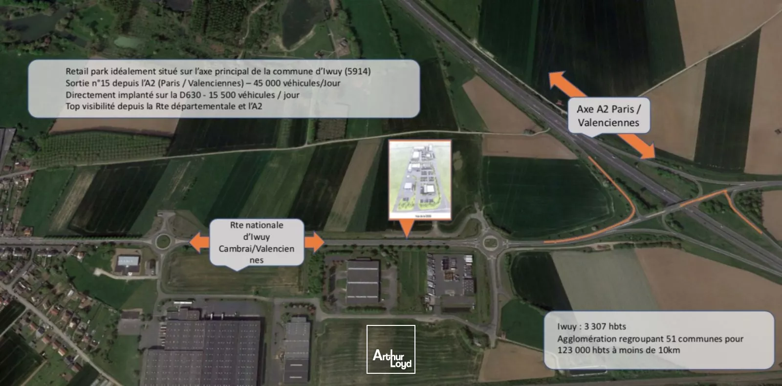 EXCLUSIVITÉ NOUVEAU RETAIL PARK À IWUY - LOCATION