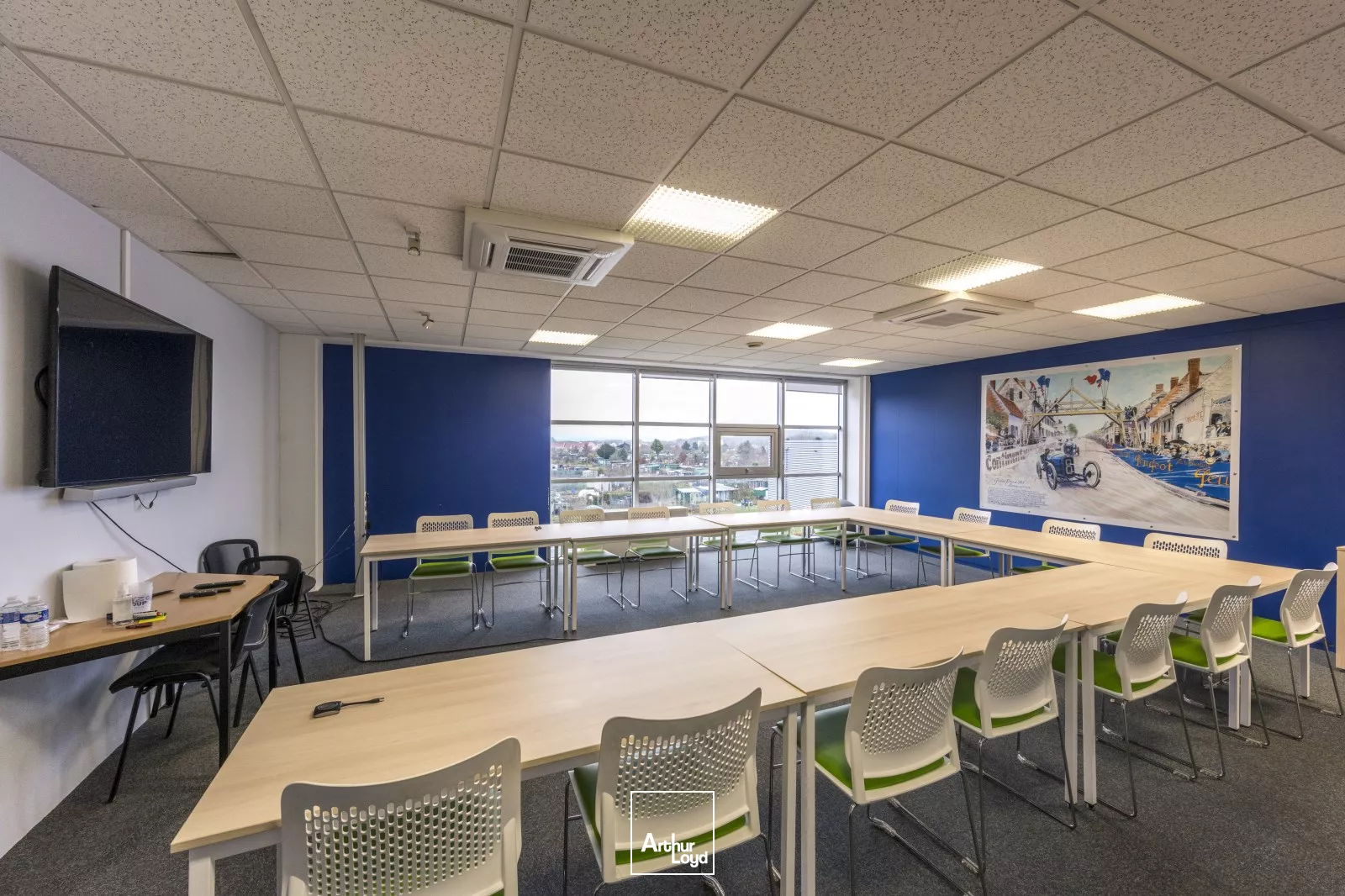 Surfaces de bureaux à louer à Compiègne dans la ZAC de Mercières