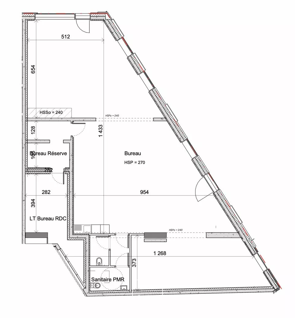 BUREAUX location à LE HAVRE 76600