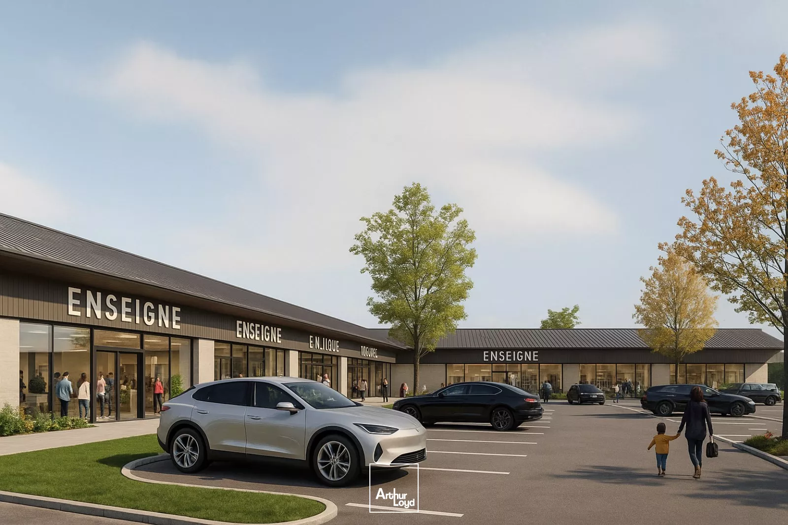 A LOUER - CELLULE COMMERCIALE NEUVE 472 M2 - ZONE COMMERCIALE SAINT-JUST-EN-CHAUSSÉE