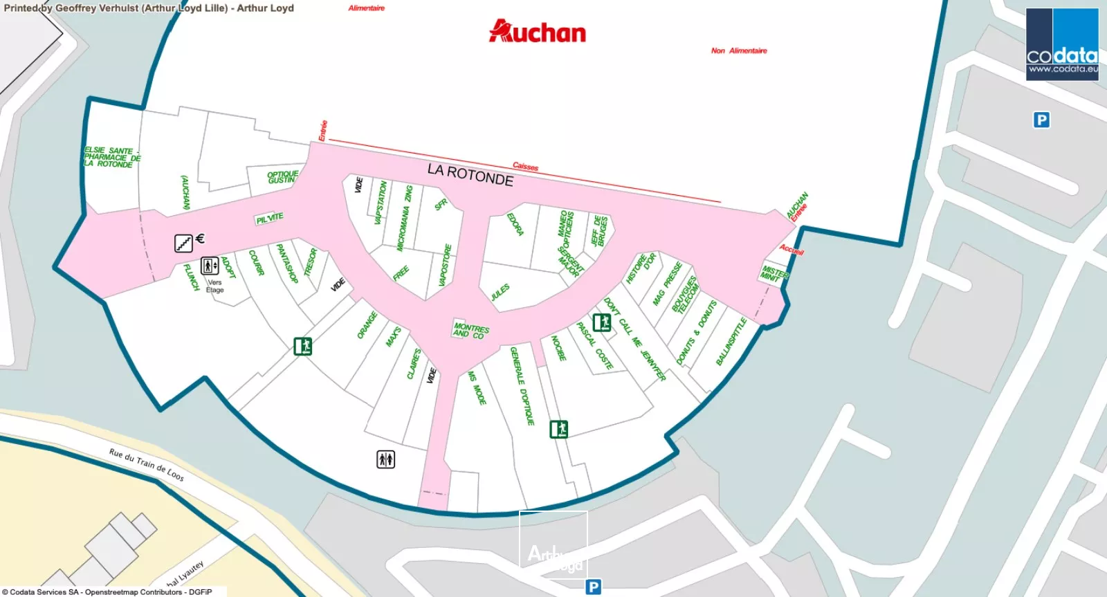 Cellules commerciales de 11 à 88 m² dans galerie dynamique à Béthune - Fort flux et visibilité garantie