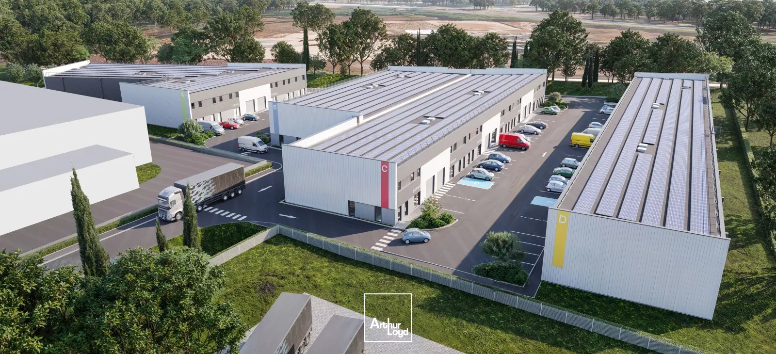 Nouveau parc d'activités, cellules disponibles neuves !