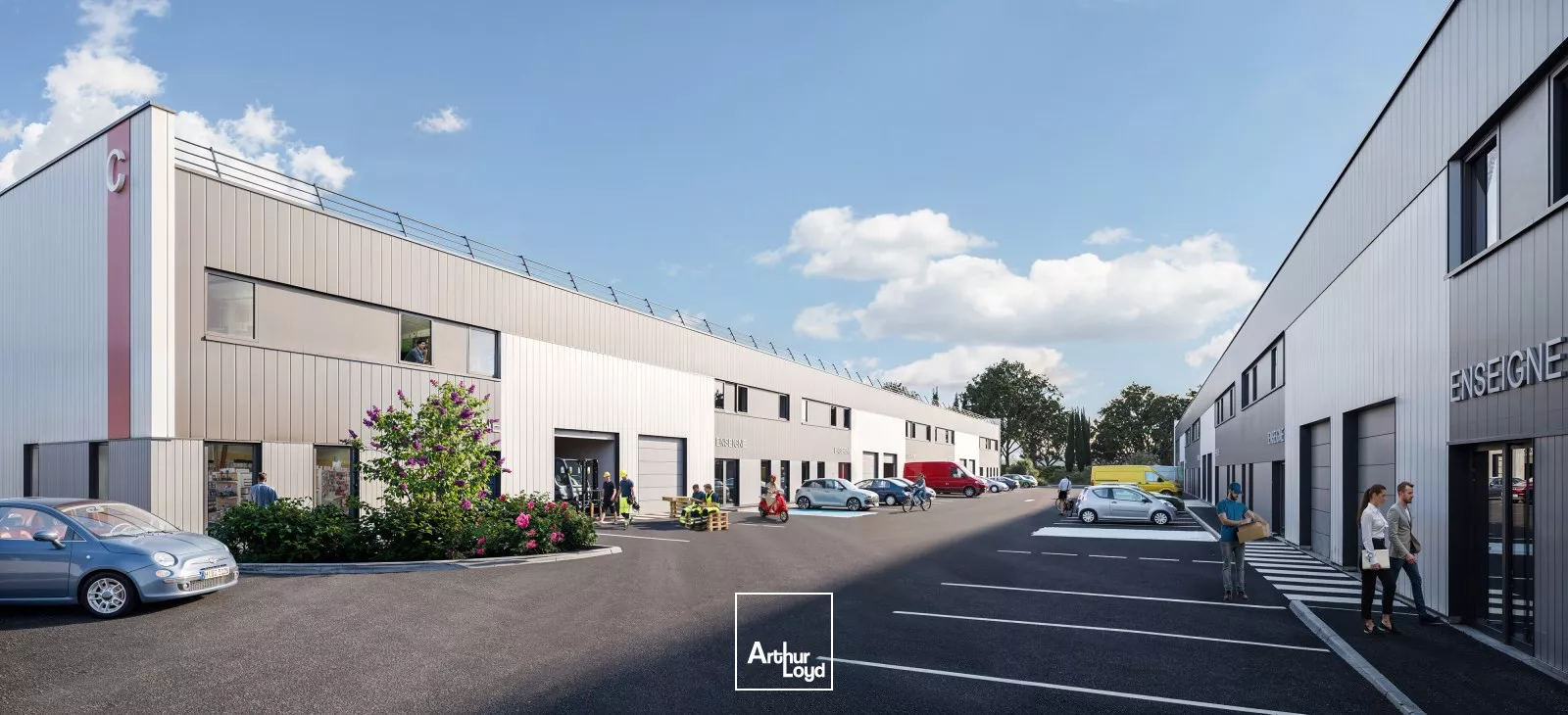 Nouveau parc d'activités, cellules disponibles neuves !