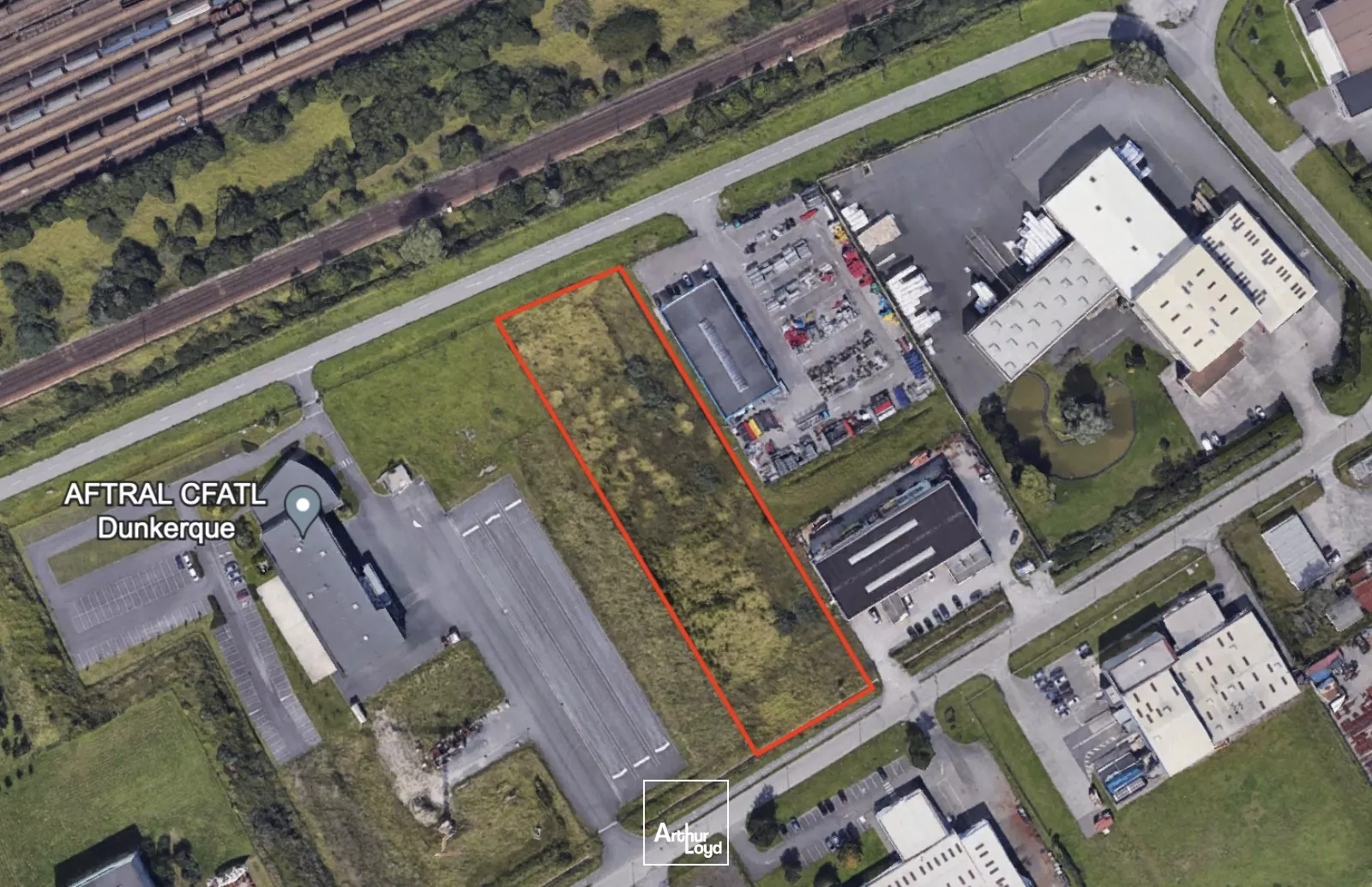 FONCIER À VENDRE EN ZI - SECTEUR DUNKERQUE