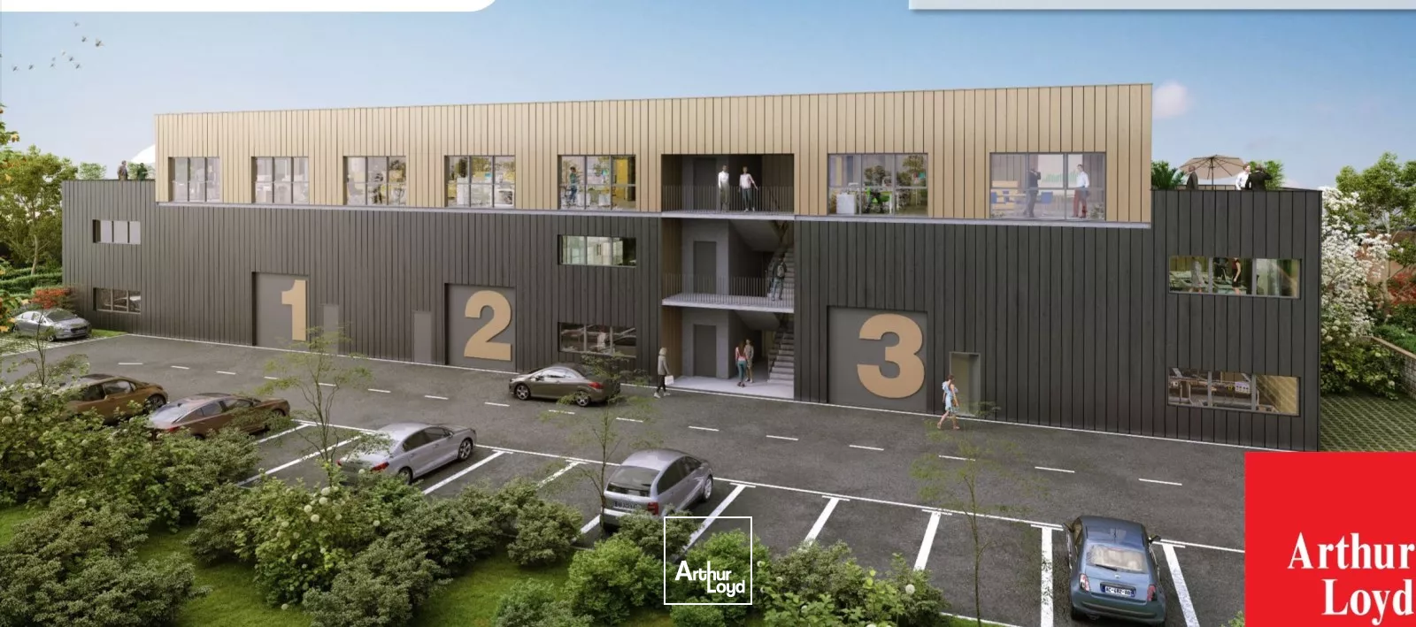 À VENDRE Bureaux au 1er étage d'un bâtiment neuf - ANDRÉZIEUX-BOUTHÉON