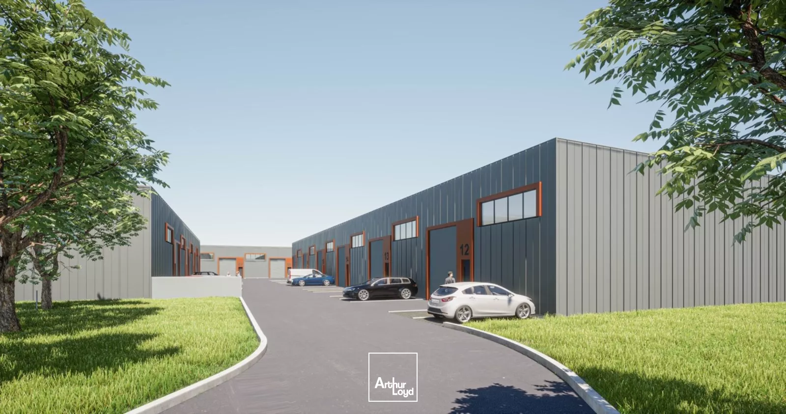 À VENDRE Locaux d'activités neufs dans un parc artisanal de 1 345 m² à Andrézieux-Bouthéon