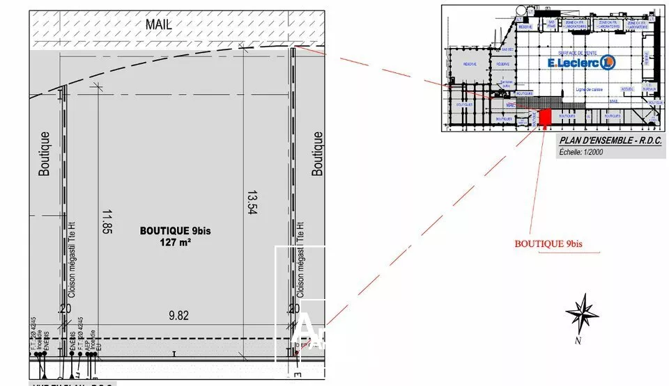 Locaux Commerciaux à Fort Flux  Surfaces Modulables en Plein Cur d'un Retail Park de Brive