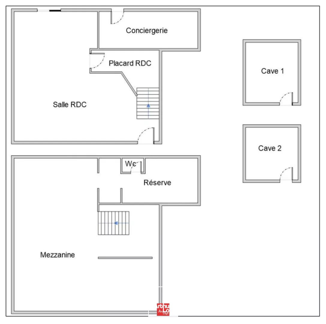 LOCAL COMMERCIAL 106 M² A LOUER GRENOBLE HYPER CENTRE VICTOR HUGO
