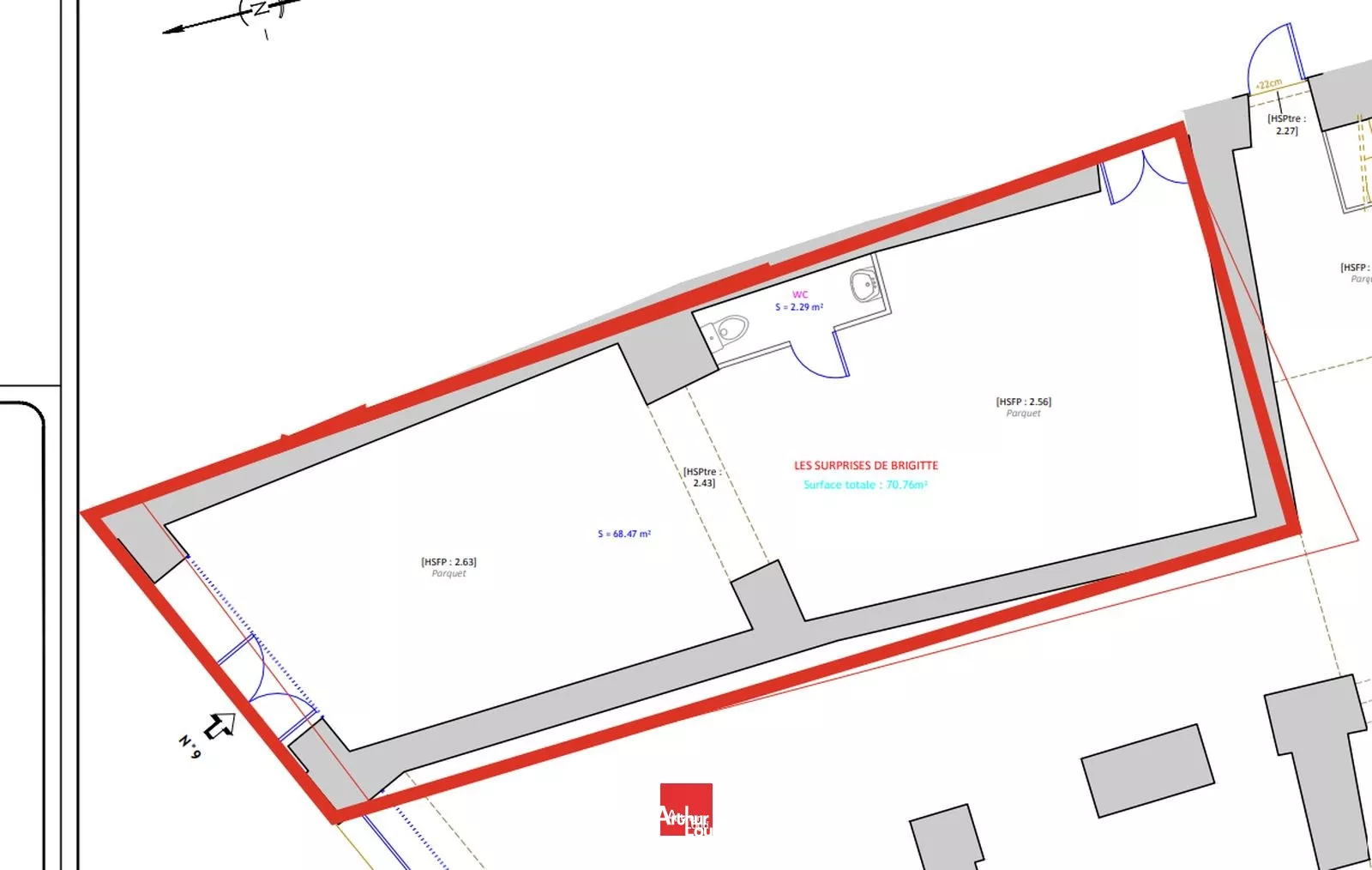 LOCAL COMMERCIAL 71 M² A LOUER GRENOBLE CENTRE VILLE RUE LAFAYETTE