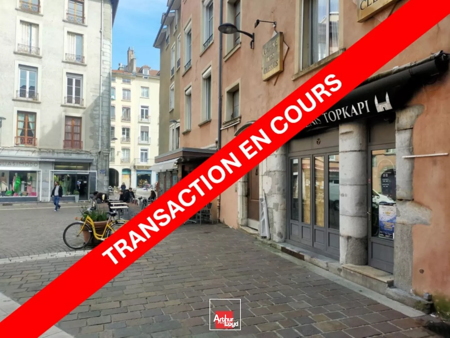 LOCAL COMMERCIAL 75 M² A LOUER GRENOBLE PLACE CLAVEYSON TERRASSE