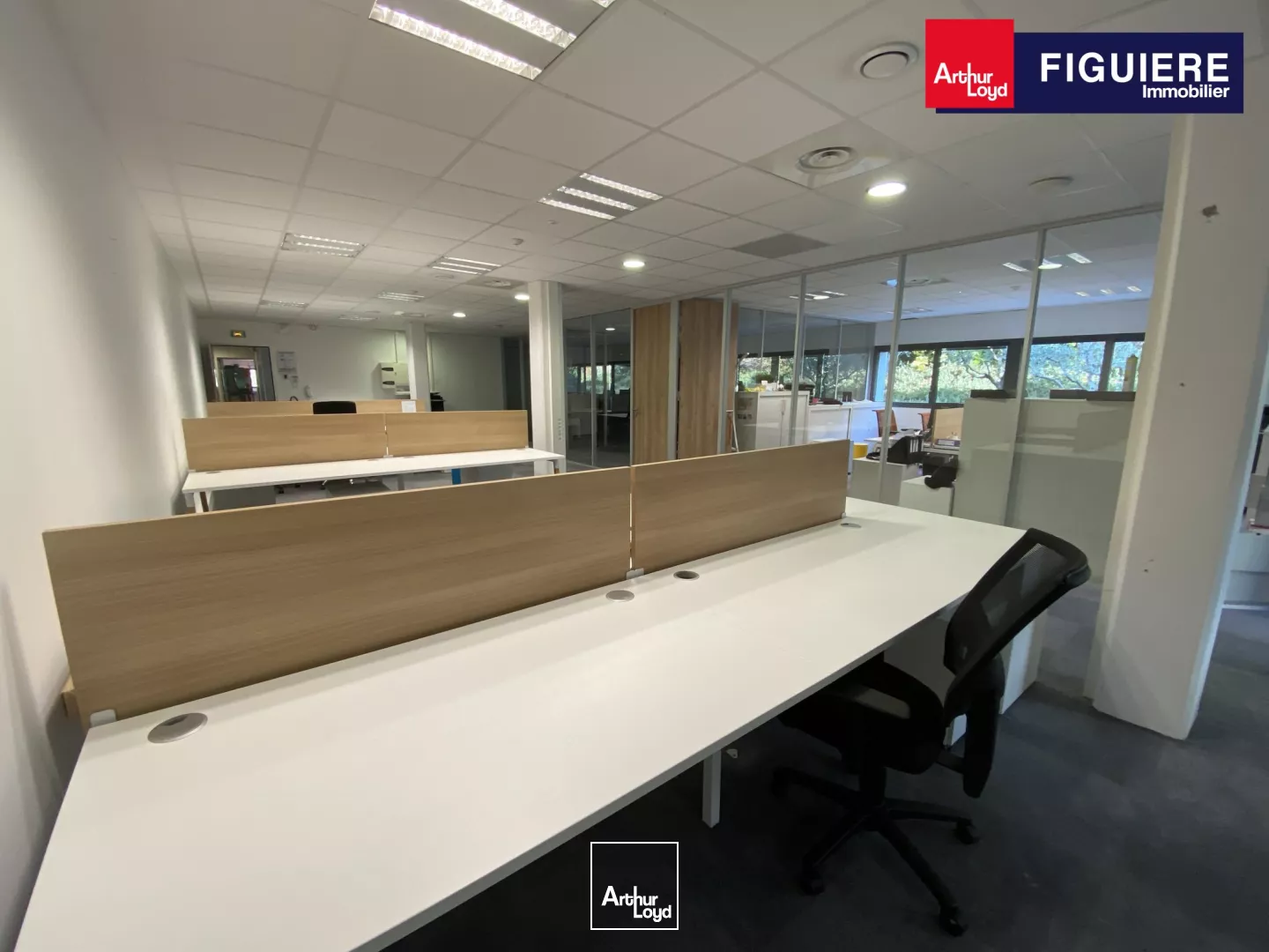 Bureaux à louer idéalement située dans le secteur d'Aix Ouest 