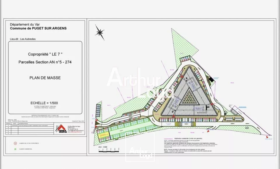 Bâtiment Premium neuf - Bureaux 110 m² divisible à louer Puget sur Argens