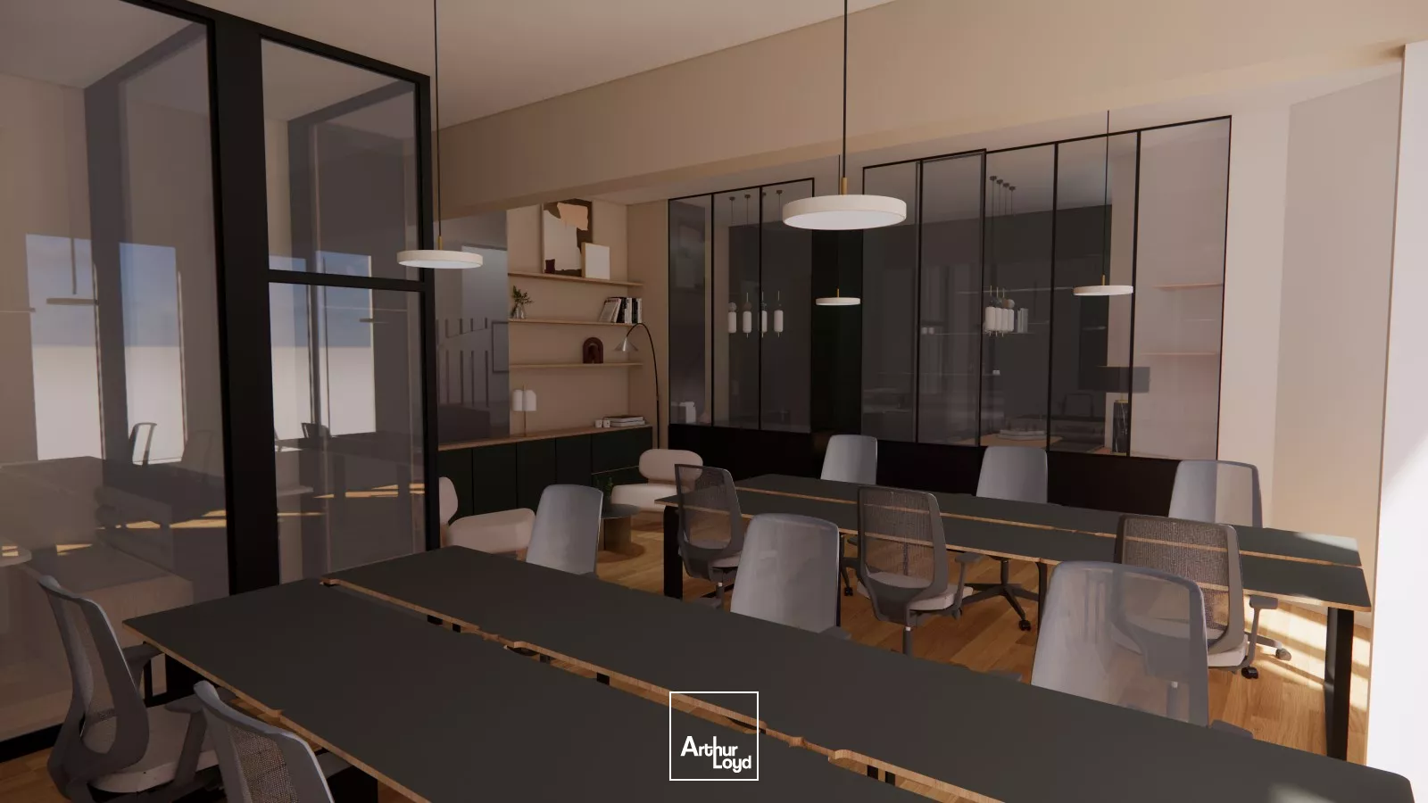 Bureaux A Louer - Espace de travail élégant à Paris 8e - 64 m² 