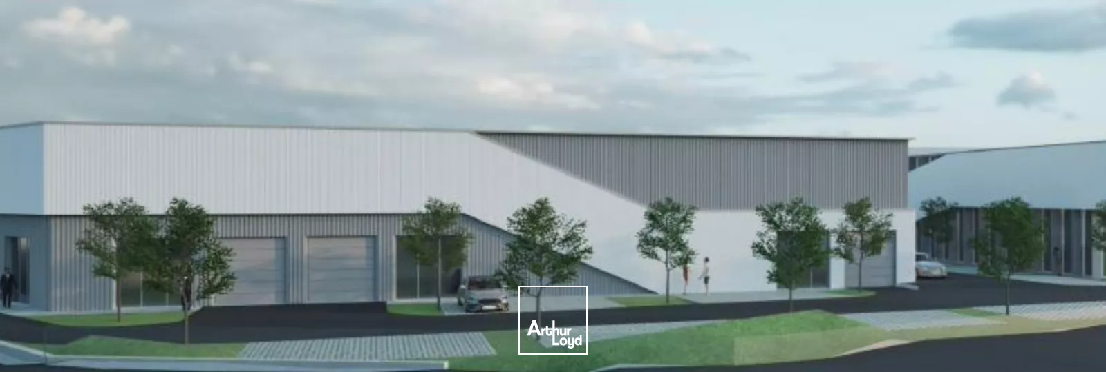 Implantez votre entreprise dans un entrepôt neuf en location au coeur de la zone commerciale de Petite Forêt /