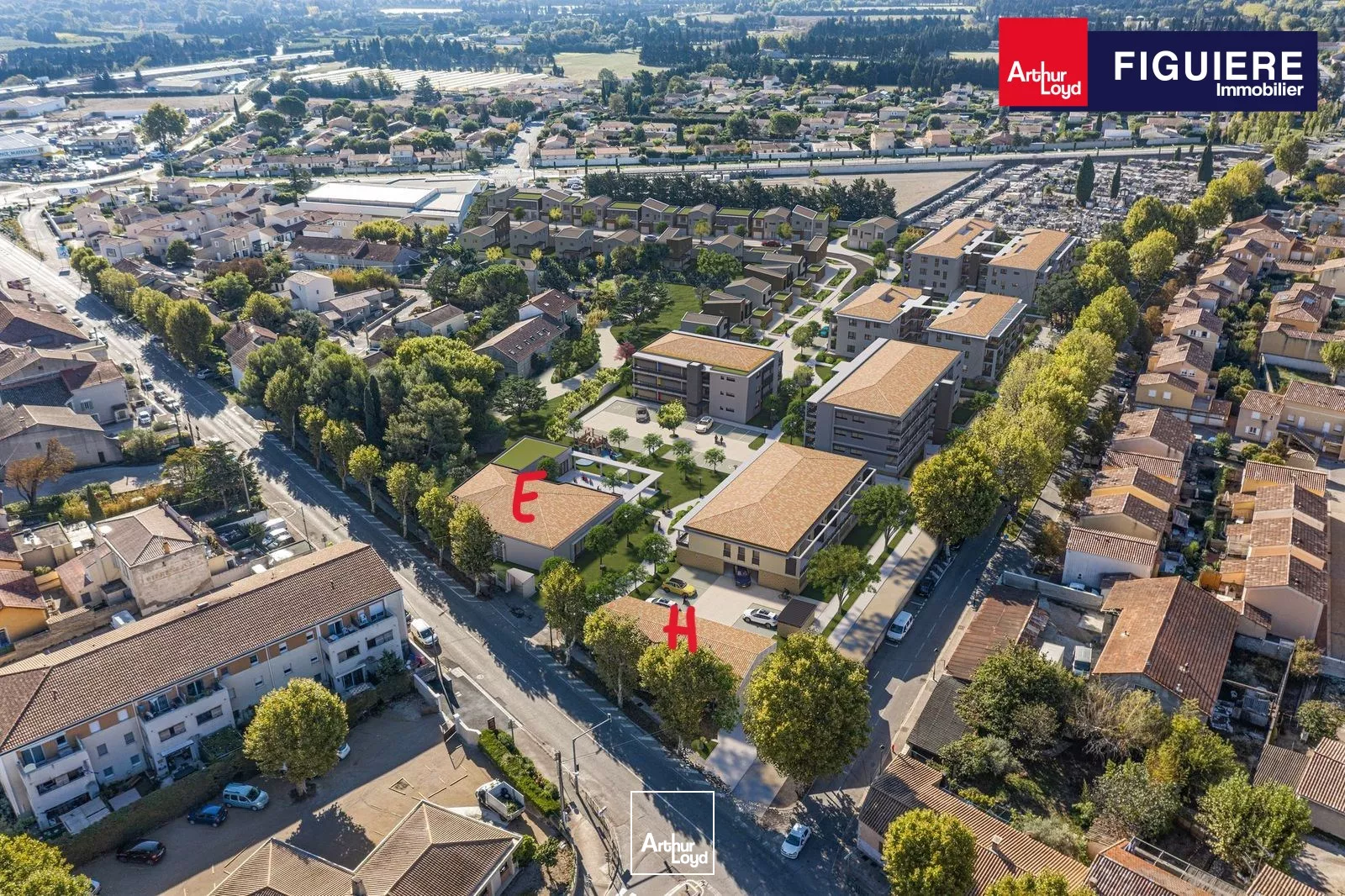 Bureaux divisibles à vendre à Sénas proche autoroute