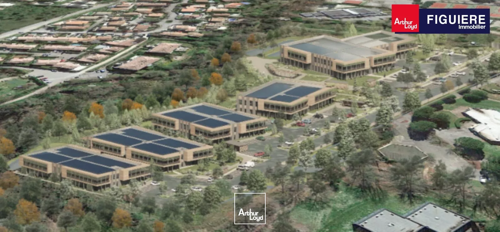 IMMEUBLE DE BUREAUX NEUFS MODULABLES AU PUY STE REPARADE