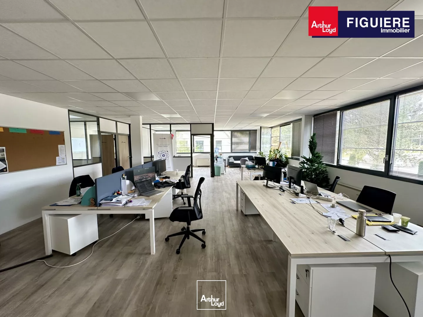 BUREAUX EN ETAGE À LOUER AU SEIN D'UN ENVIRONNEMENT AGRÉABLE