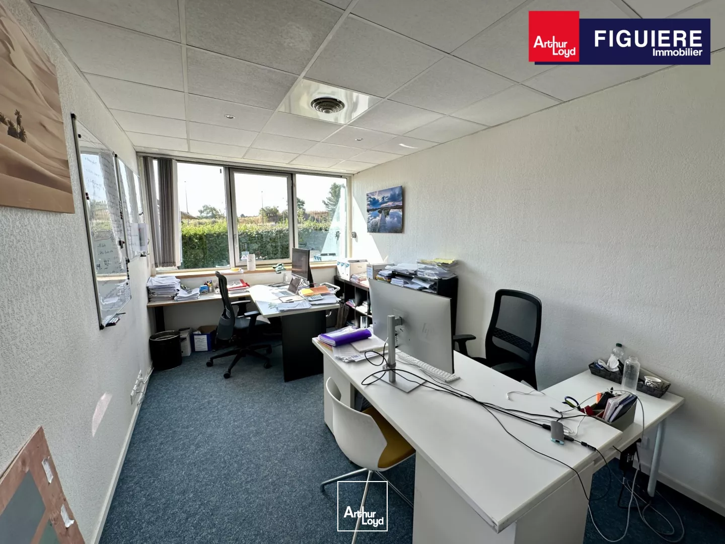 BUREAUX À VENDRE LUMINEUX AU REZ-DE-CHAUSSÉE AVEC PARKING