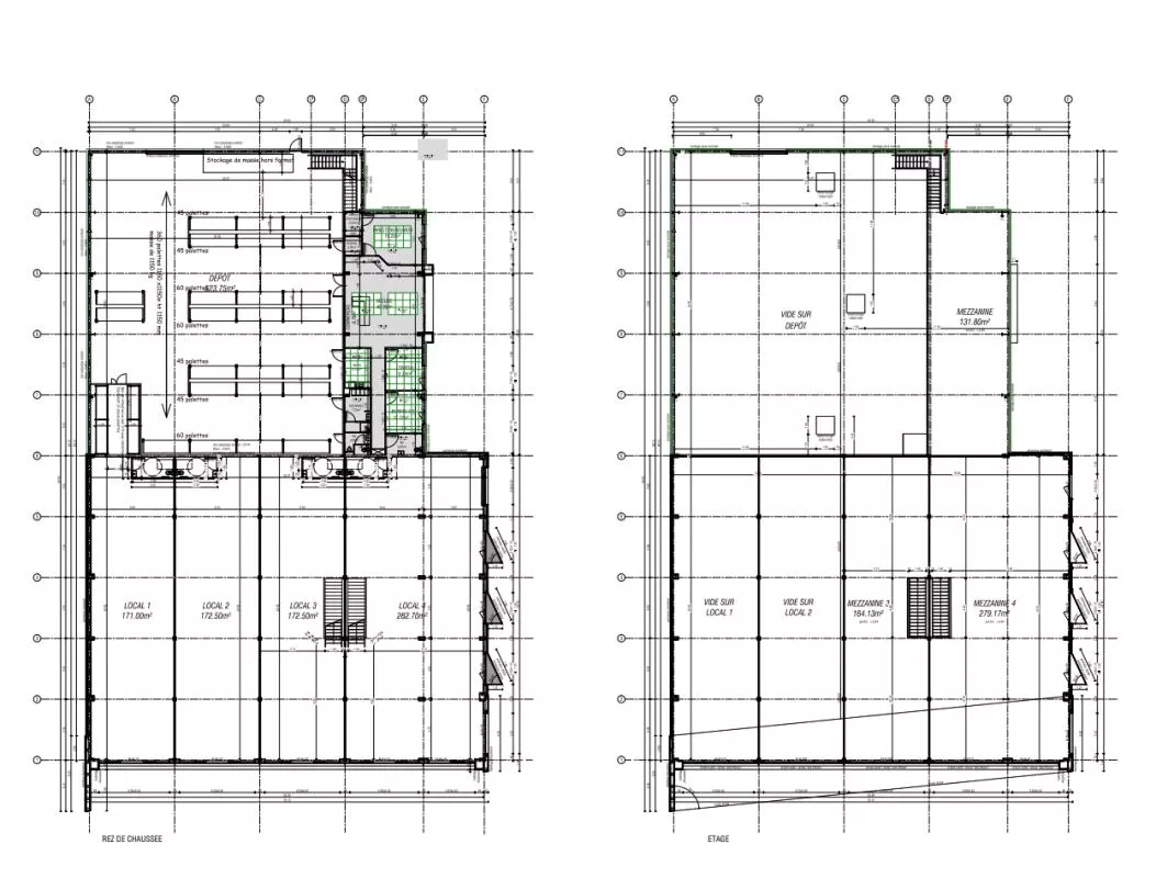 Local commercial Baie Mahault 1231 m2