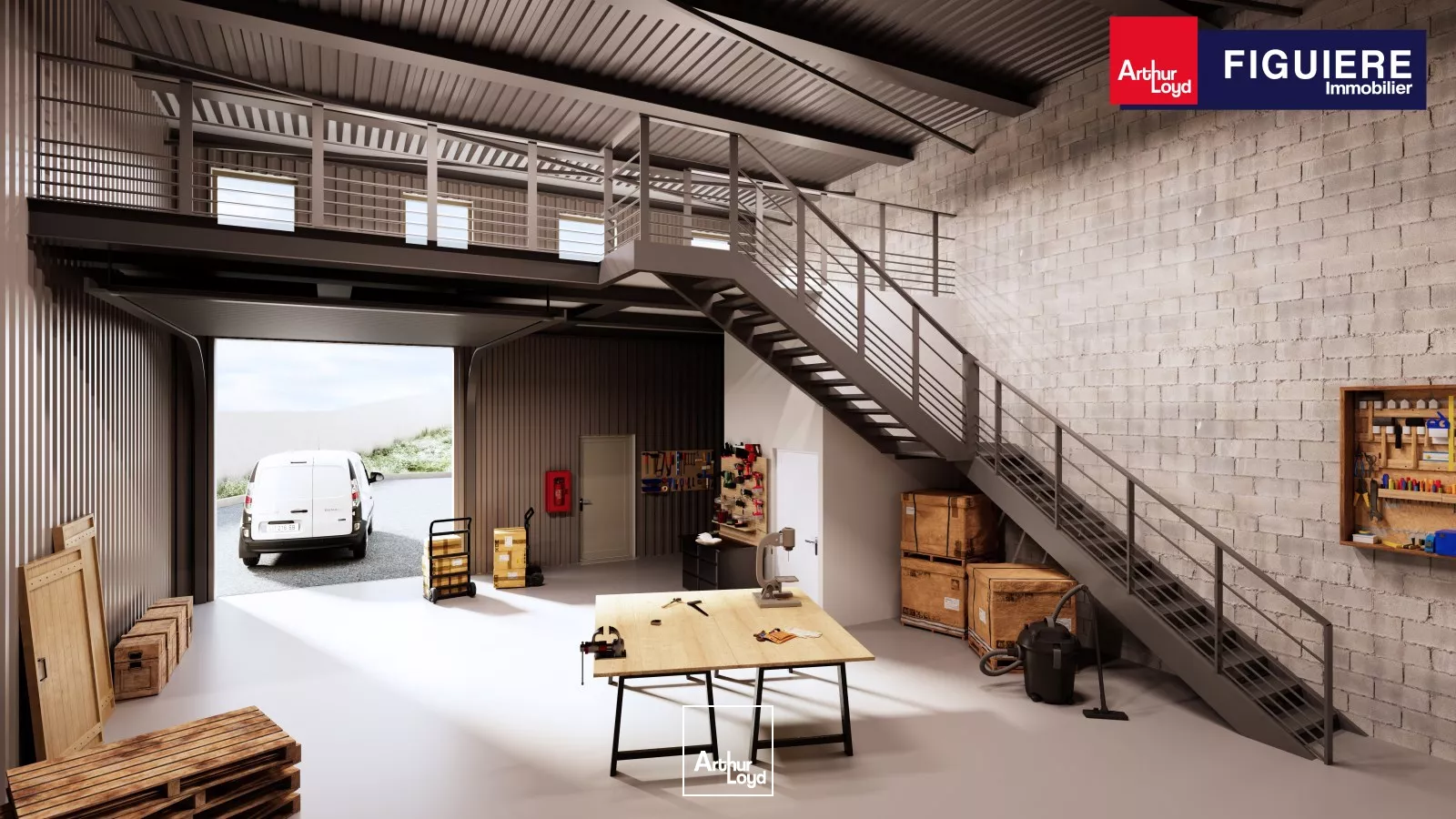 CO-EXCLUSIVITE - Programme neuf de locaux d'activités sur la PILE à SAINT CANNAT