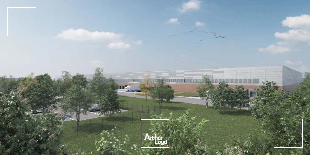 A 25 km de Rouen, plateforme logistique de 37 276 m² en cours de construction