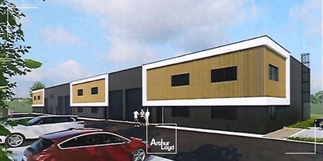 BÂTIMENT D'ACTIVITE NEUF - 1741 m2 DIVISIBLE EN 5 LOTS - SAINT-QUENTIN.