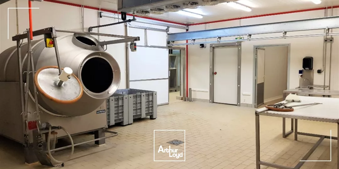 A VENDRE SUD VIENNE - BATIMENT INDUSTRIEL AGRO ALIMENTAIRE DE 900m²