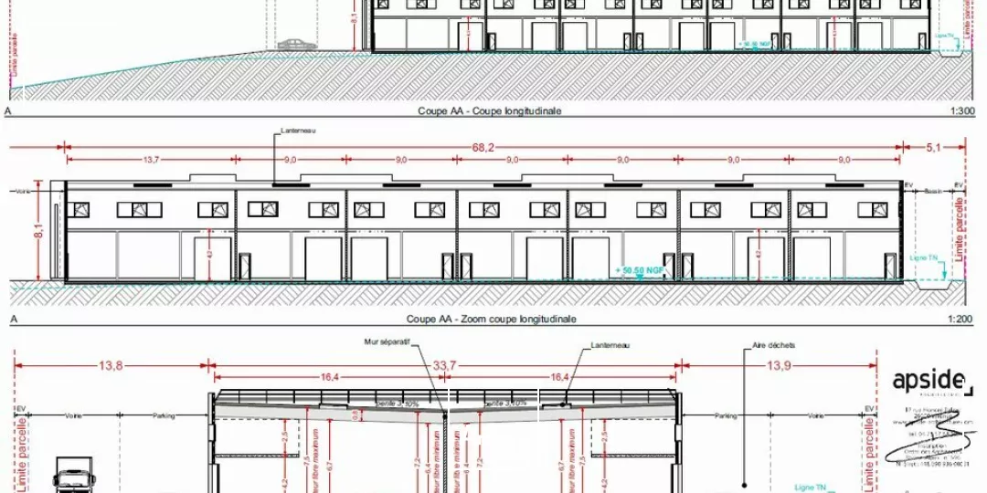 A VENDRE LOTS CELLULE 200m² PROGRAMME NEUF ZONE INDUSTRIELLE SUR CHATELLERAULT (86)