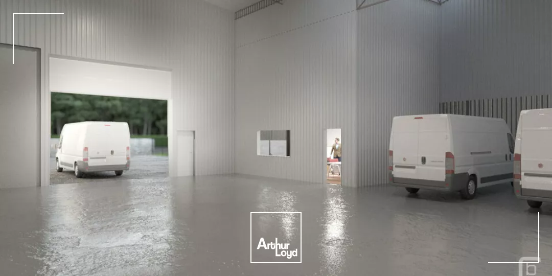 TOURS OUEST MENNETON - A LOUER LOCAL D'ACTIVITES REHABILITE 2 308 M² TERRAIN 3 100 M²