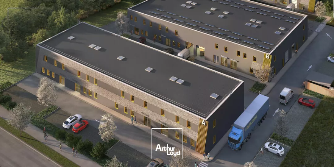 CHAMBRAY LES TOURS LOCAUX D'ACTIVITES 218 A 4050 M² NEUFS VEFA BEFA 