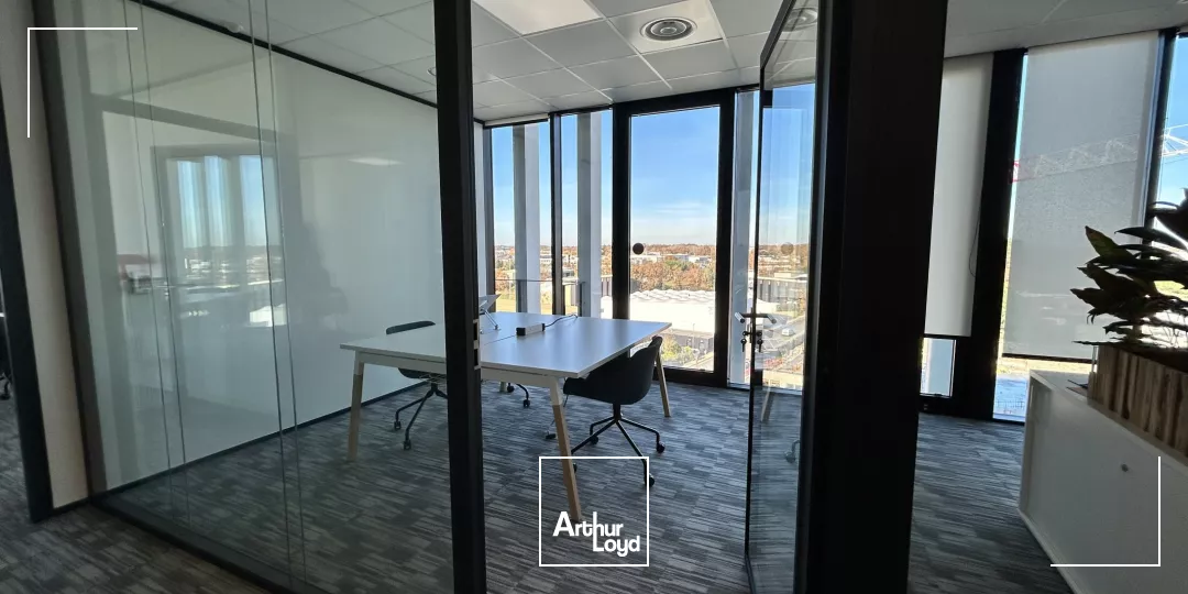 A louer - Bureaux neufs Immeuble Le Bridge - Mérignac Cadéra, proche aéroport