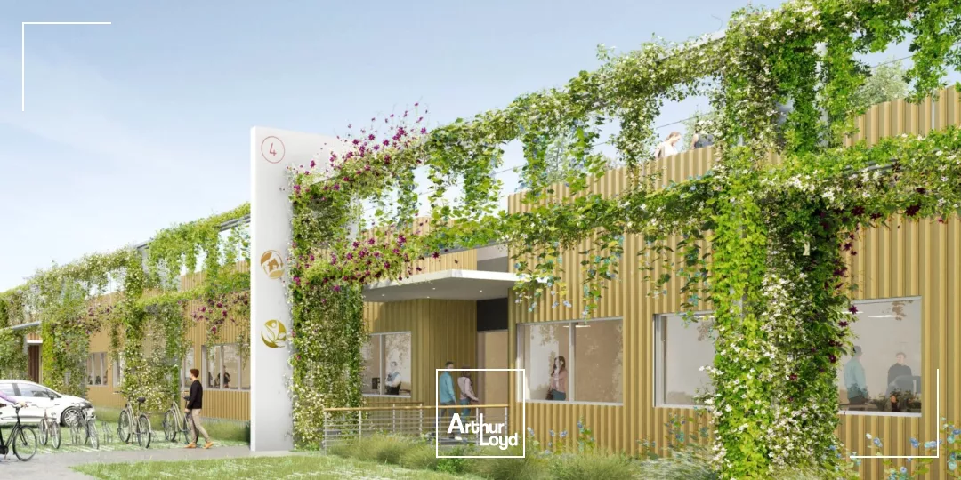 Projet de parc d'activité neuf à Osny. Bâtiments 