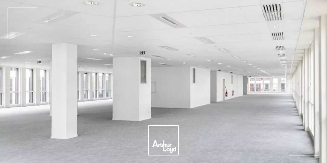 Bureaux rénovés avec jardin, à louer à Colombes