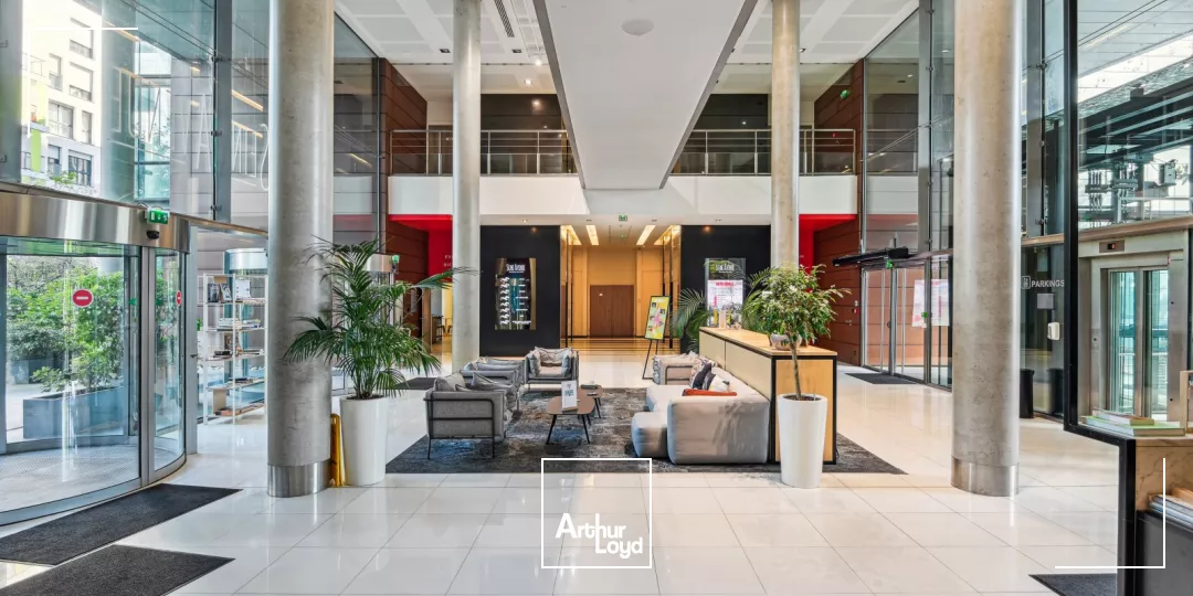 Asnières sur Seine - Vastes plateaux de bureaux ergonomiques et ultra-lumineux à louer - Immeuble serviciel de standing