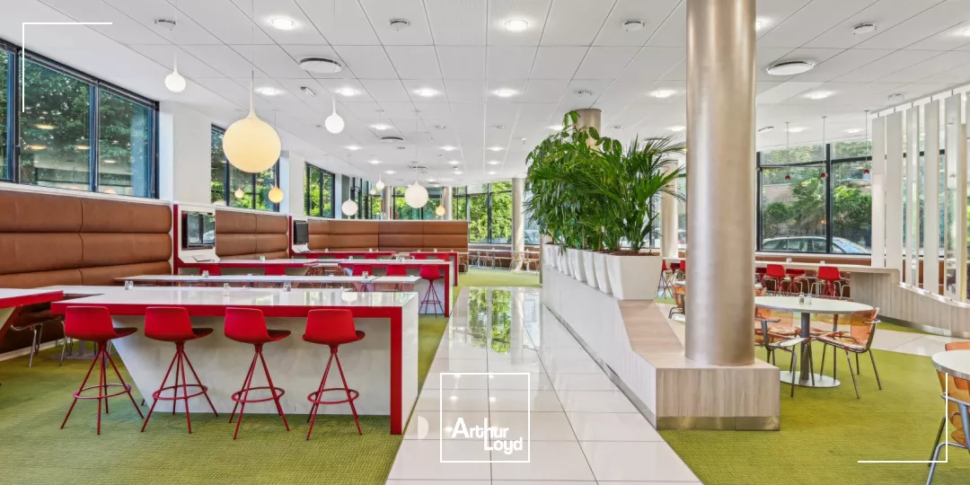 Asnières sur Seine - Vastes plateaux de bureaux ergonomiques et ultra-lumineux à louer - Immeuble serviciel de standing