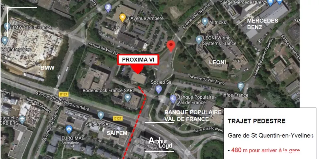 Bureaux en location à Montigny-le-Bretonneux