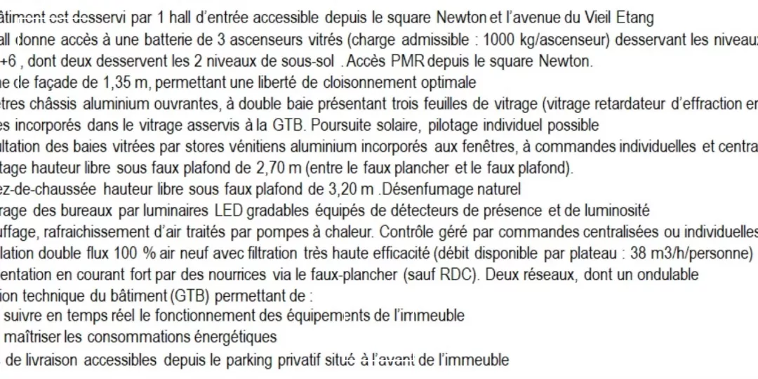Bureaux en location à Montigny-le-Bretonneux