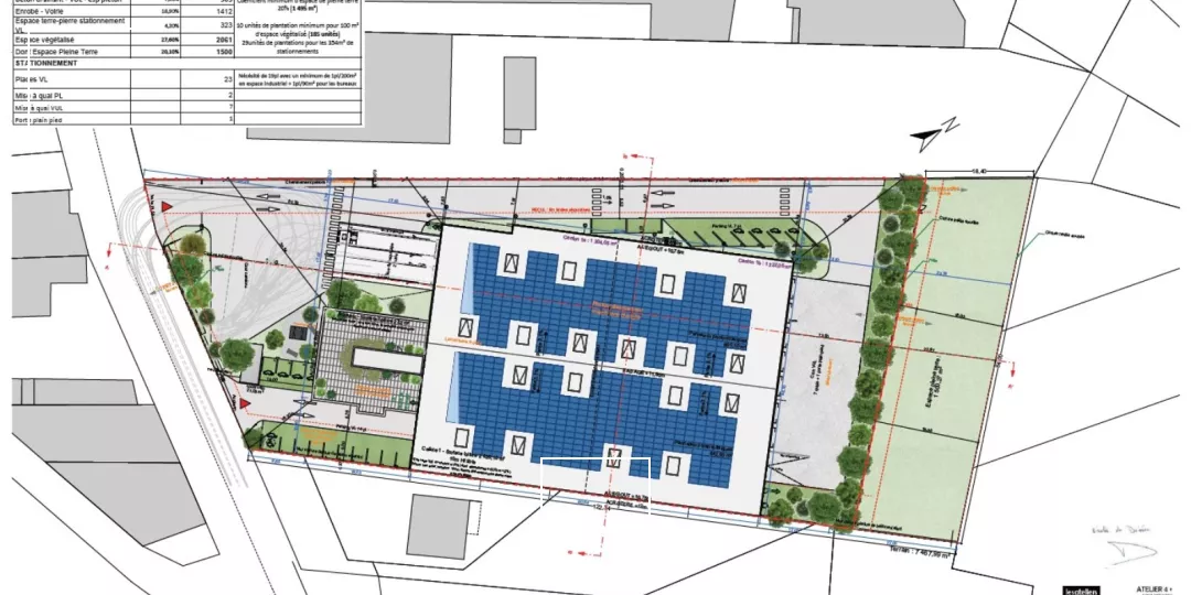 Bâtiment indépendant d'activité à construire 3 123 m² à louer ou à vendre - Implantation stratégique Aubervilliers, accès direct A86