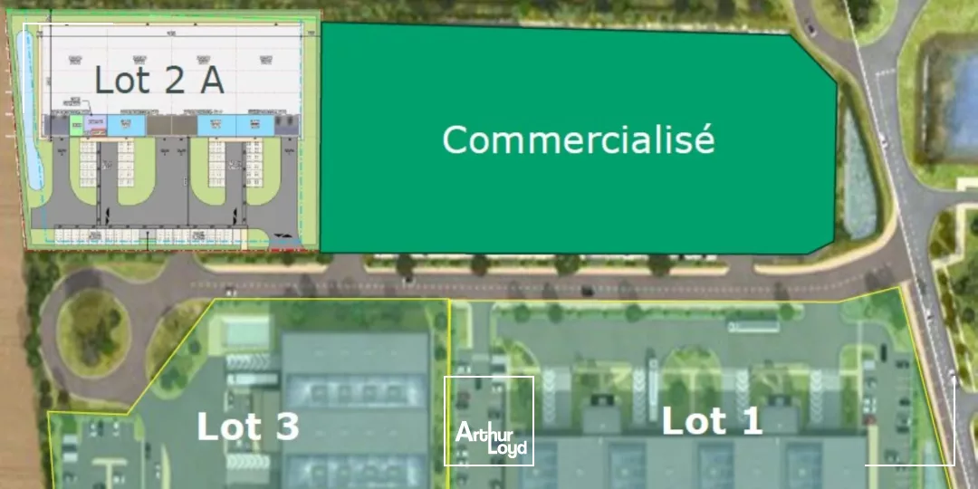 Survilliers : locaux d'activité à construire innovants 11 808 m² - Disponibles vente ou location, proche A1 & RER