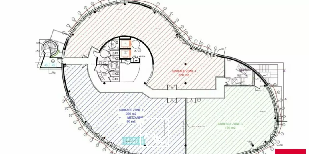 LOCATION PLATEAUX DE BUREAU 895m² LE MANS GARE TGV