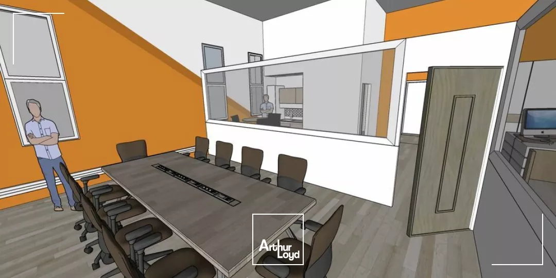 A LOUER - LE HAVRE SUD - BUREAUX - 452 m² divisibles à partir de 89 m² - REFAITS À NEUF