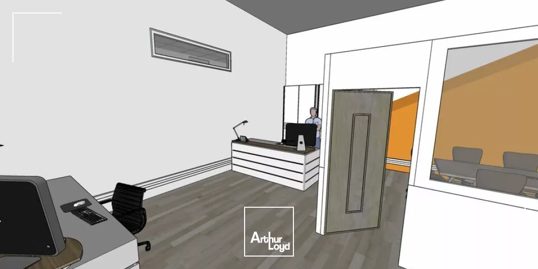 A LOUER - LE HAVRE SUD - BUREAUX - 452 m² divisibles à partir de 89 m² - REFAITS À NEUF