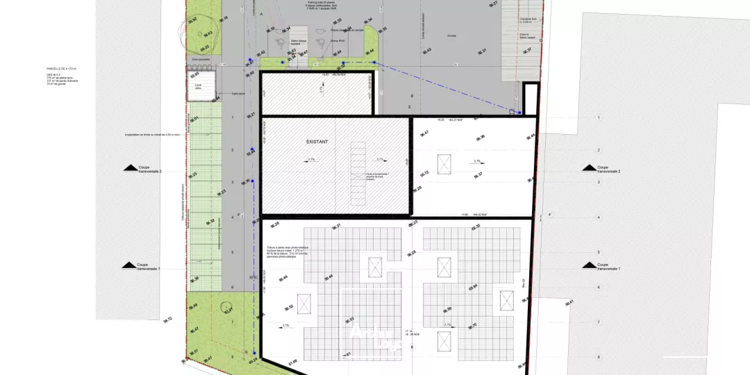 Bâtiment independant 2000m2 St Herblain