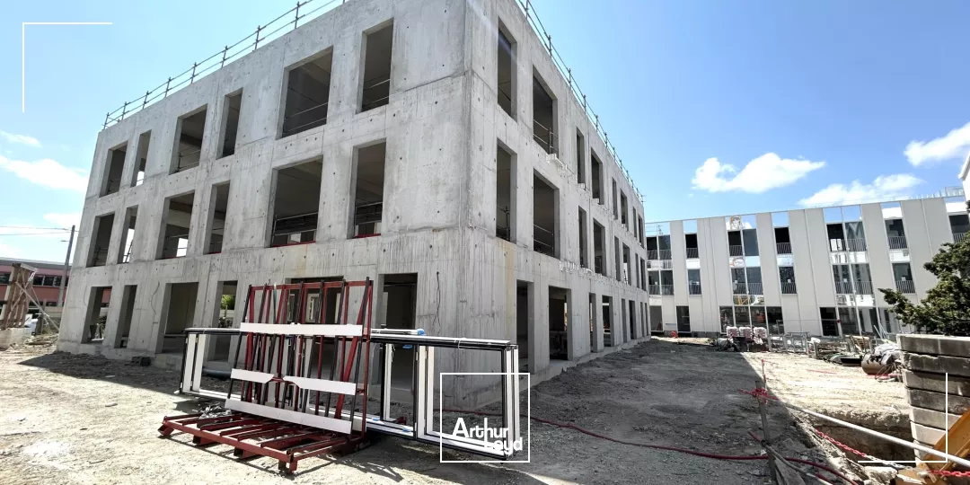 Programme LA GOUTTE D'EAU - Local d'activité neuf en cours de construction à vendre - Bruges quartier Terrefort