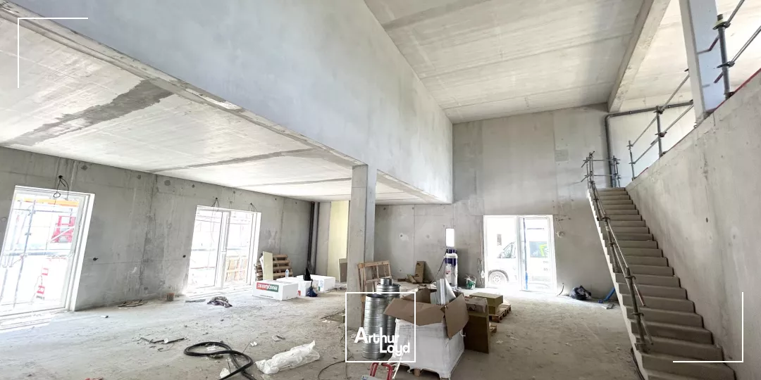 Programme LA GOUTTE D'EAU - Local d'activité neuf en cours de construction à vendre - Bruges quartier Terrefort